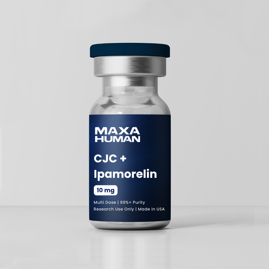 CJC-1295 / Ipamorelin 10mg - GH Signaling + Muscle & Recovery Support + FREE BAC WATER