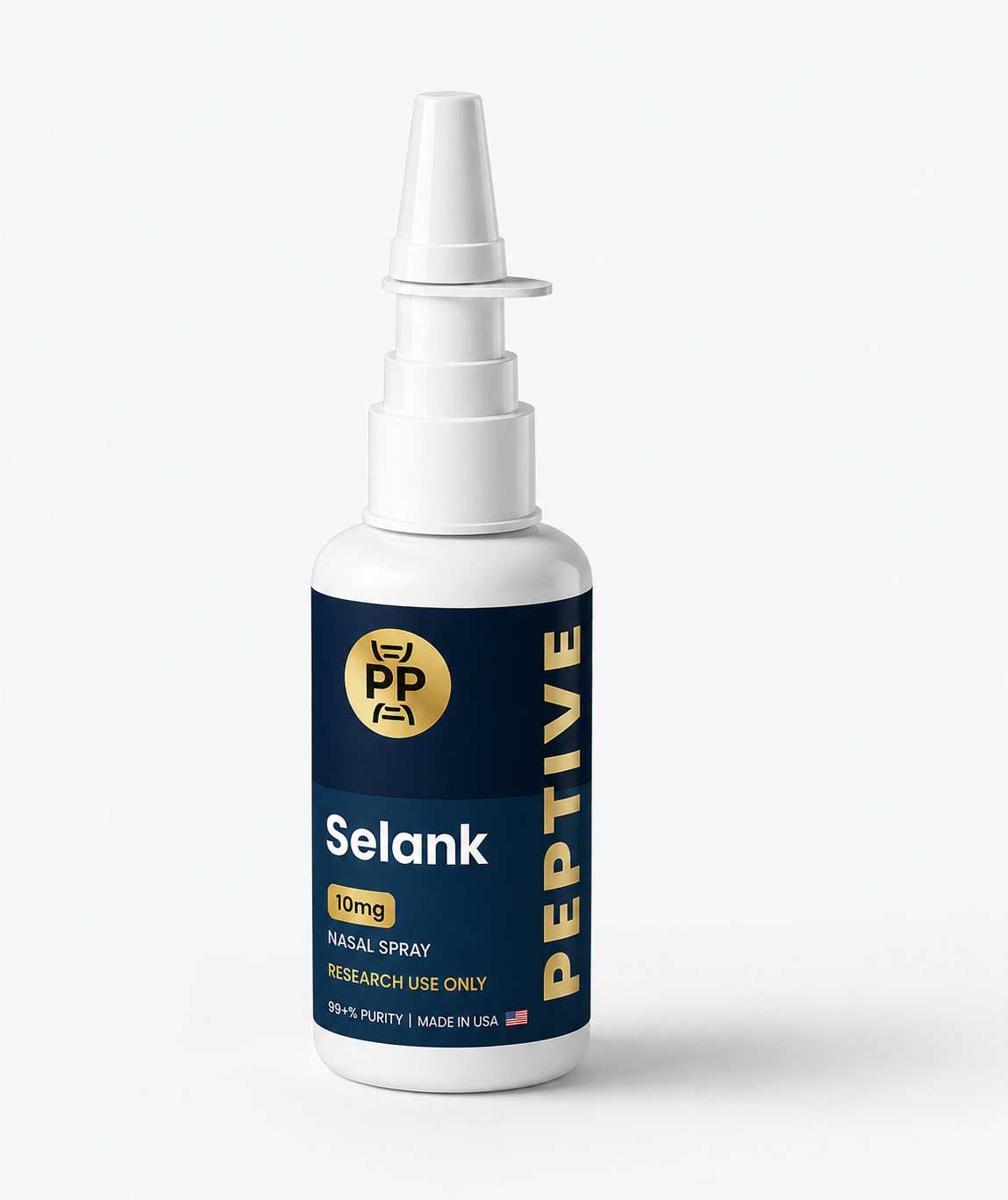 Selank 10mg Nasal Spray — Calm Focus + Stress Support (100mcg / puff)